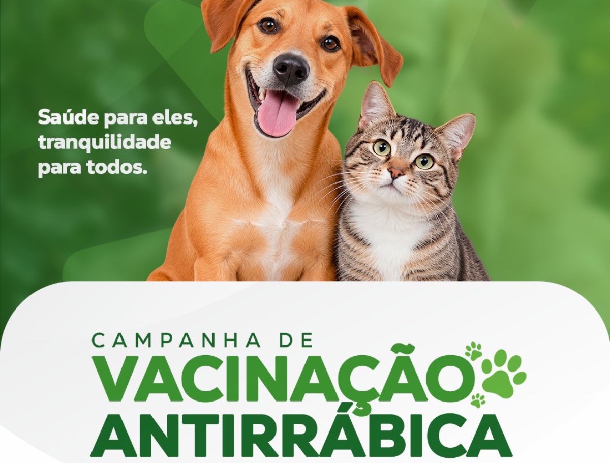Prefeitura de Oeiras inicia nesta segunda a Campanha de Vacinação Antirrábica de cães e gatos