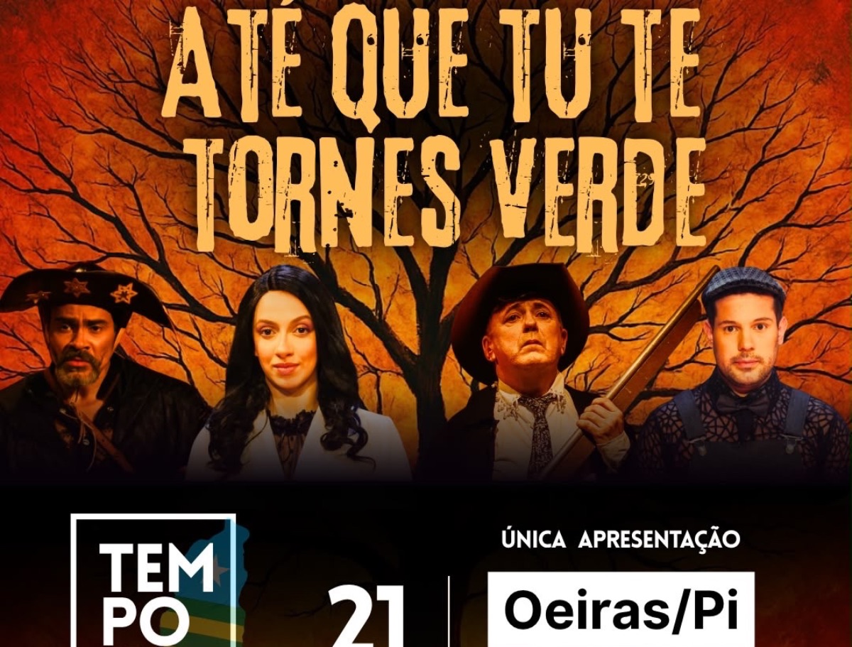 Peça ambientada no povoado do Sabiá será encenada nesta segunda no Cine Teatro Oeiras