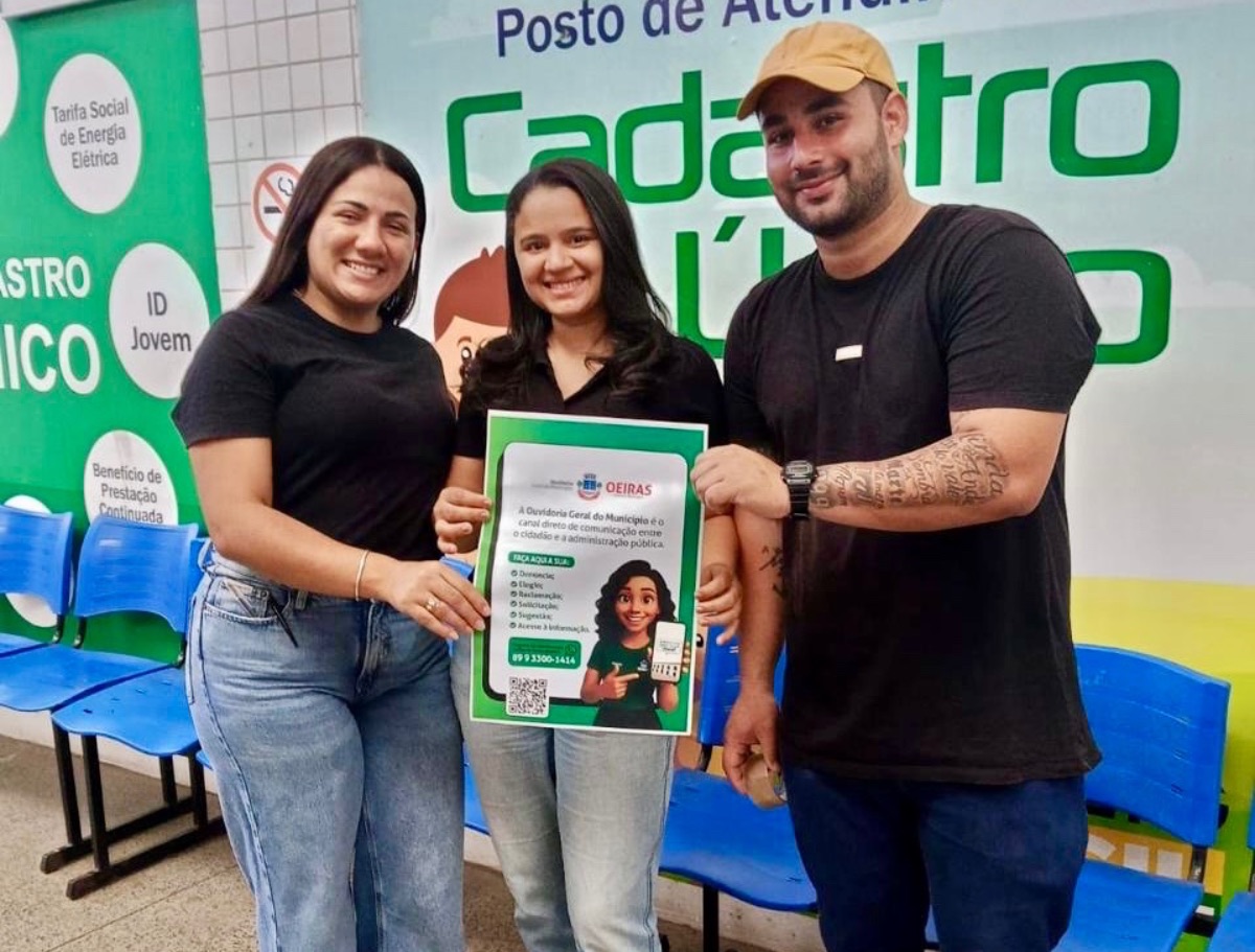Ouvidoria Municipal percorre prédios públicos e leva a Prefeitura de Oeiras para mais perto do cidadão