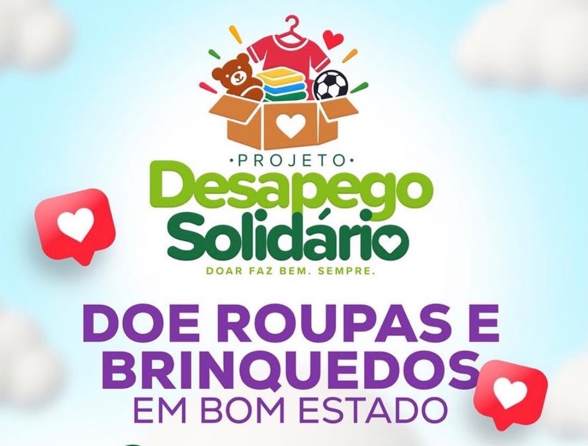 Prefeitura de Oeiras lança campanha do Projeto Desapego Solidário através da SEMAS