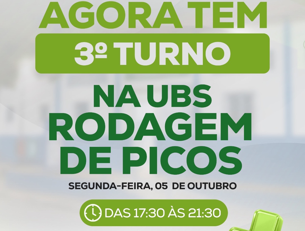 Prefeitura de Oeiras amplia atendimento e UBS Rodagem de Picos passa a funcionar em terceiro turno