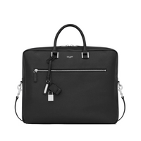 Sac De Jour Large Briefcase in grained leather