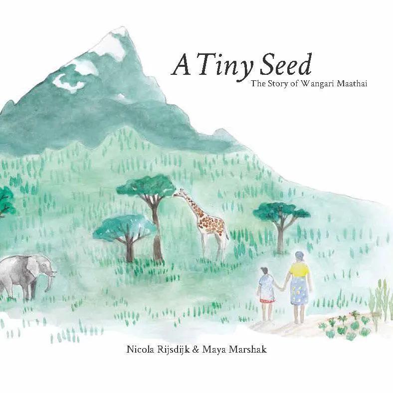 Image illustraton for the book:A Tiny Seed: The Story of Wangari Maathai