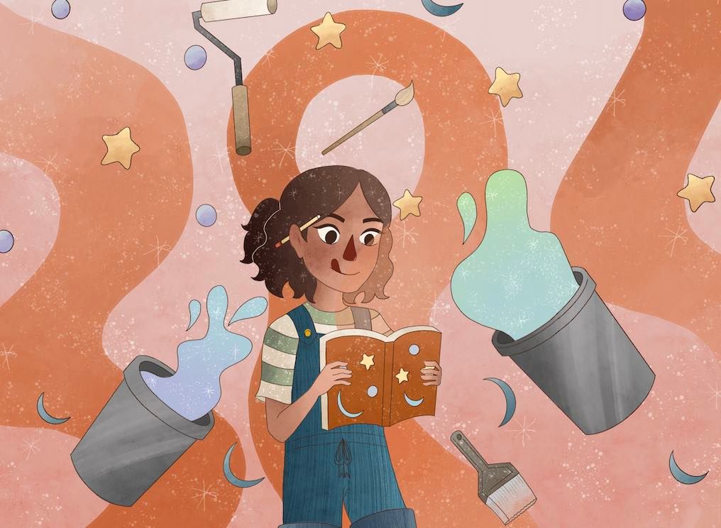 Image illustraton for the book:My New Color