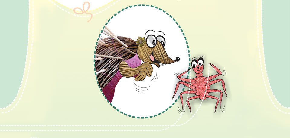 Image illustraton for the book:A Dress for Porcupine