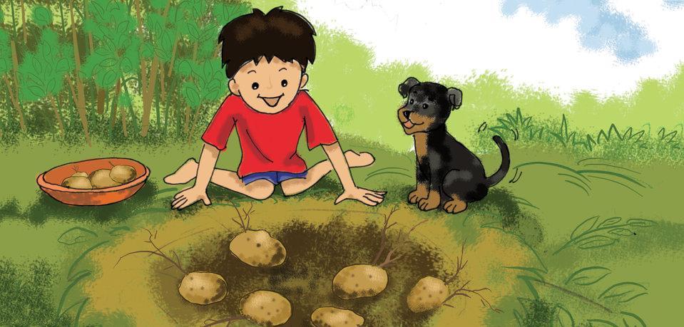 Image illustraton for the book:Aaloo-Maaloo-Kaaloo