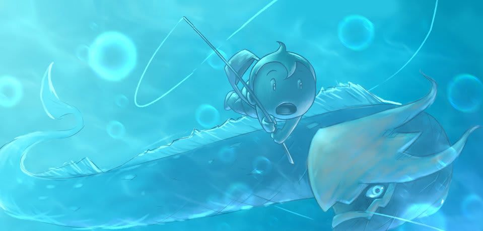 Image illustraton for the book:An Adventure with a Water-Snake