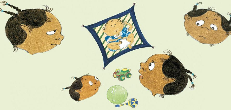 Image illustraton for the book:Aunty Jui's Baby
