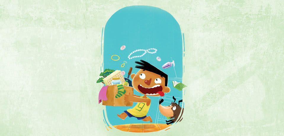 Image illustraton for the book:Bo's Treasure