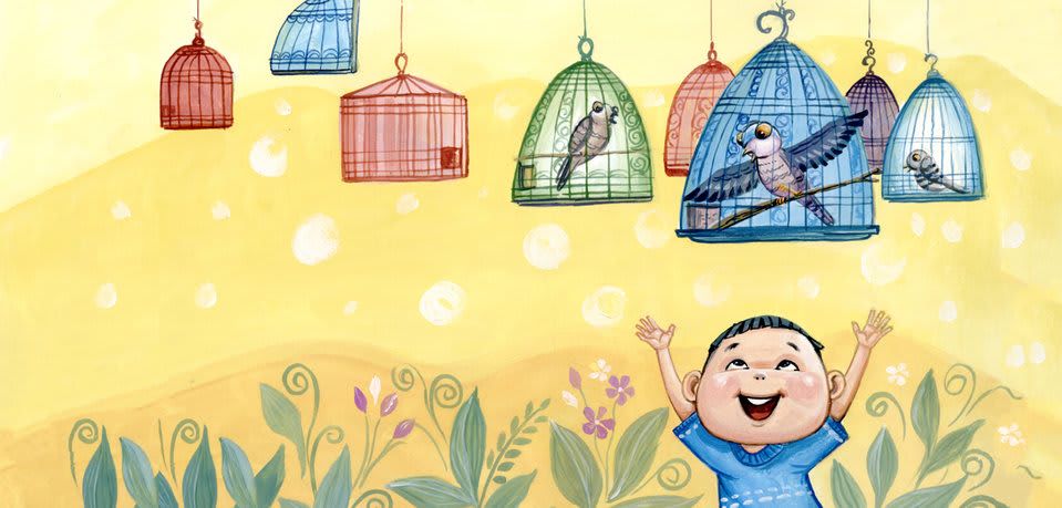 Image illustraton for the book:Bounthy's Singing Birds