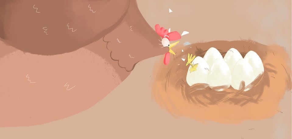 Image illustraton for the book:Busy Mother Hen