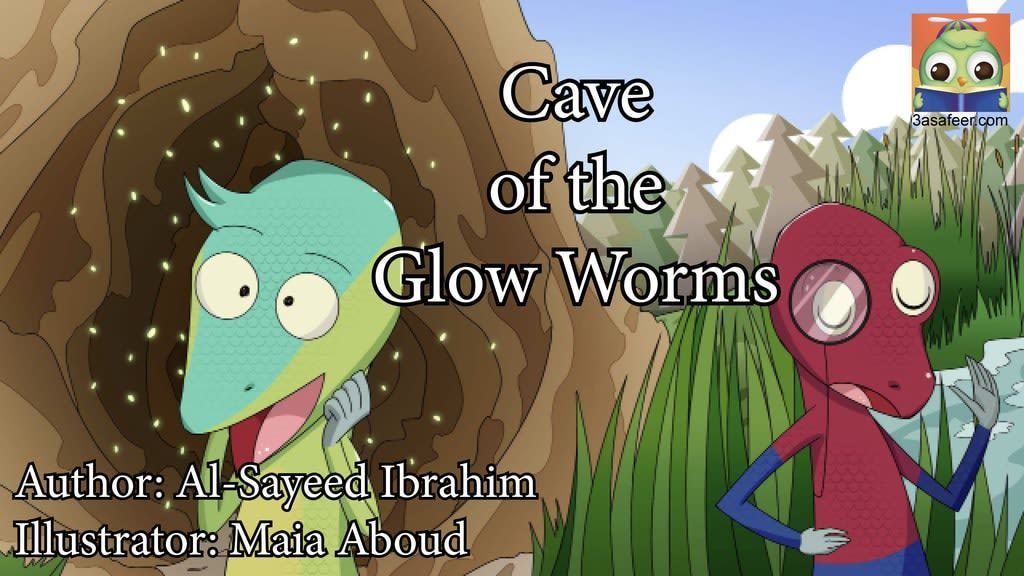 Image illustraton for the book:Cave of the Glow Worms