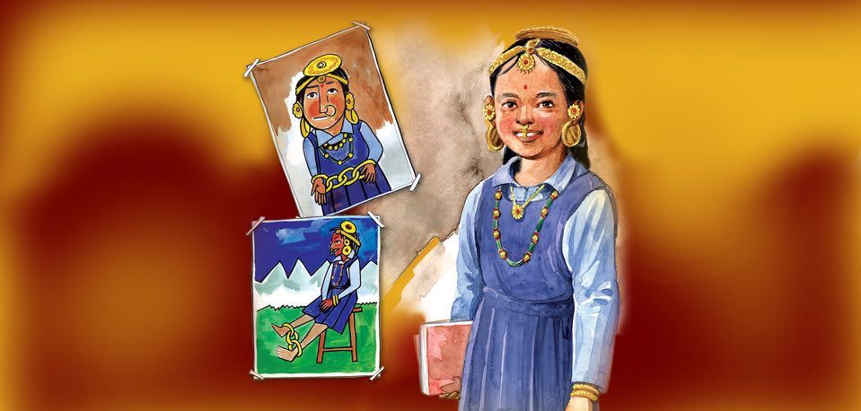 Image illustraton for the book:Chameli's Sparkle
