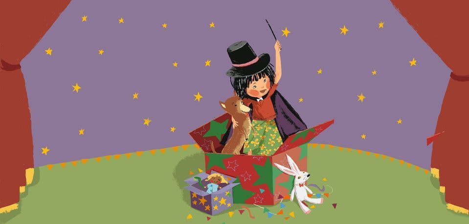 Image illustraton for the book:Douangkeo Wants to Be a Magician