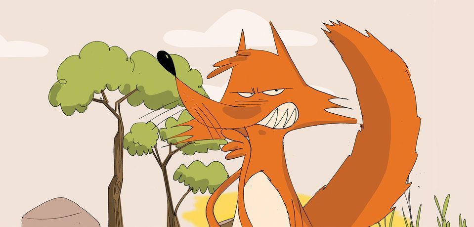 Image illustraton for the book:Foxy Joxy Plays a Trick