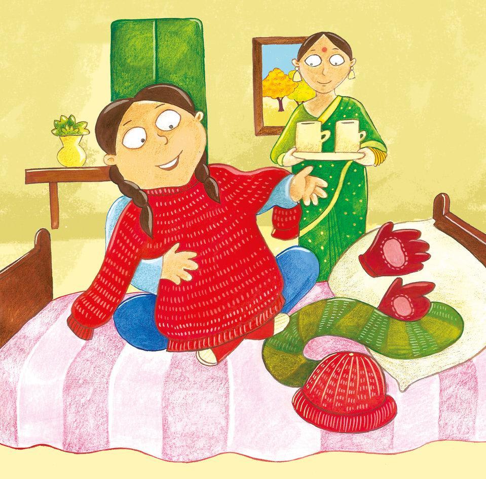 Image illustraton for the book:Hot Tea and Warm Rugs