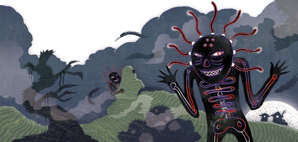 Image illustraton for the book:It's a Ghost!