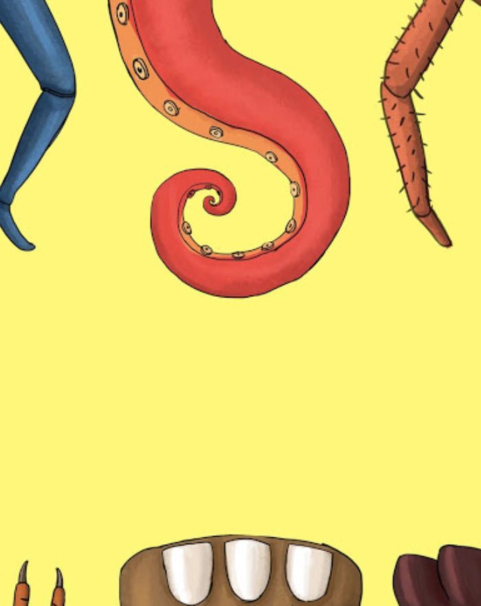 Image illustraton for the book:Let's Count Legs