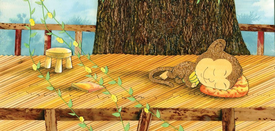 Image illustraton for the book:Little Monkey's Lost Bananas