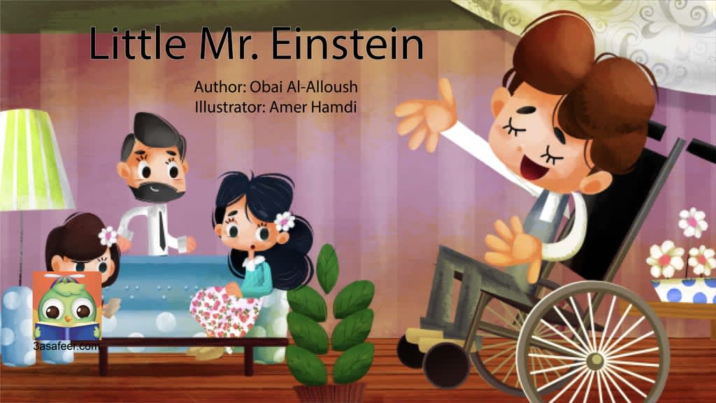 Image illustraton for the book:Little Mr. Einstein