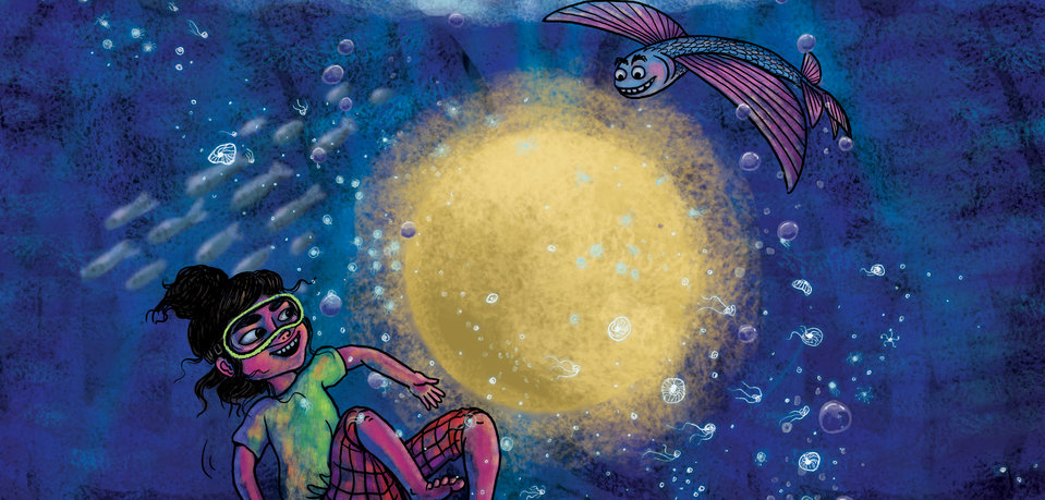 Image illustraton for the book:Lights in the Water