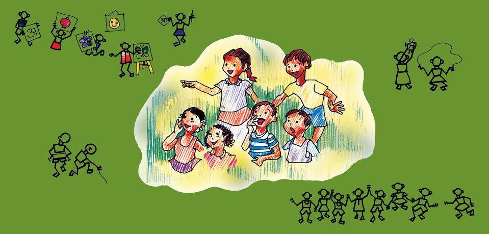 Image illustraton for the book:My Balwadi