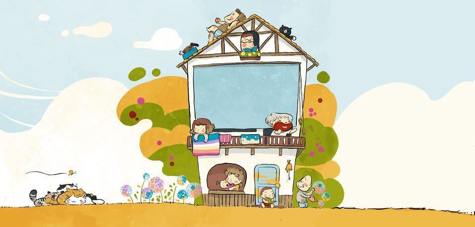 Image illustraton for the book:My Big Family