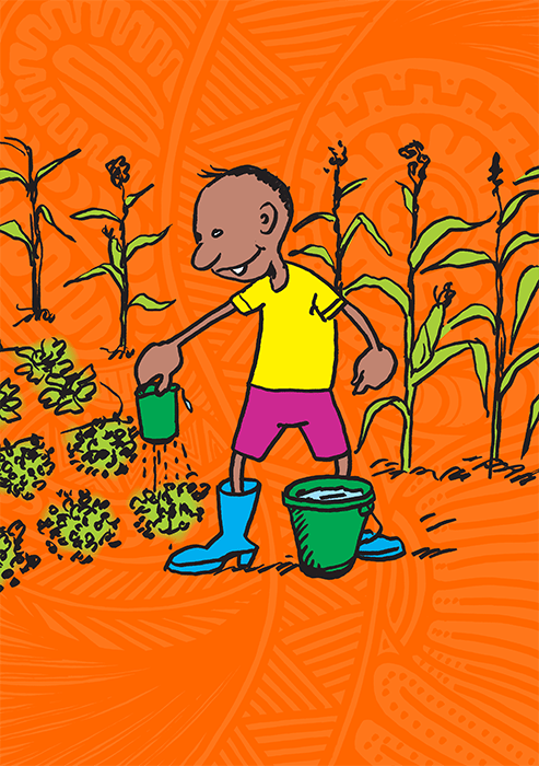 Image illustraton for the book:My Food Garden