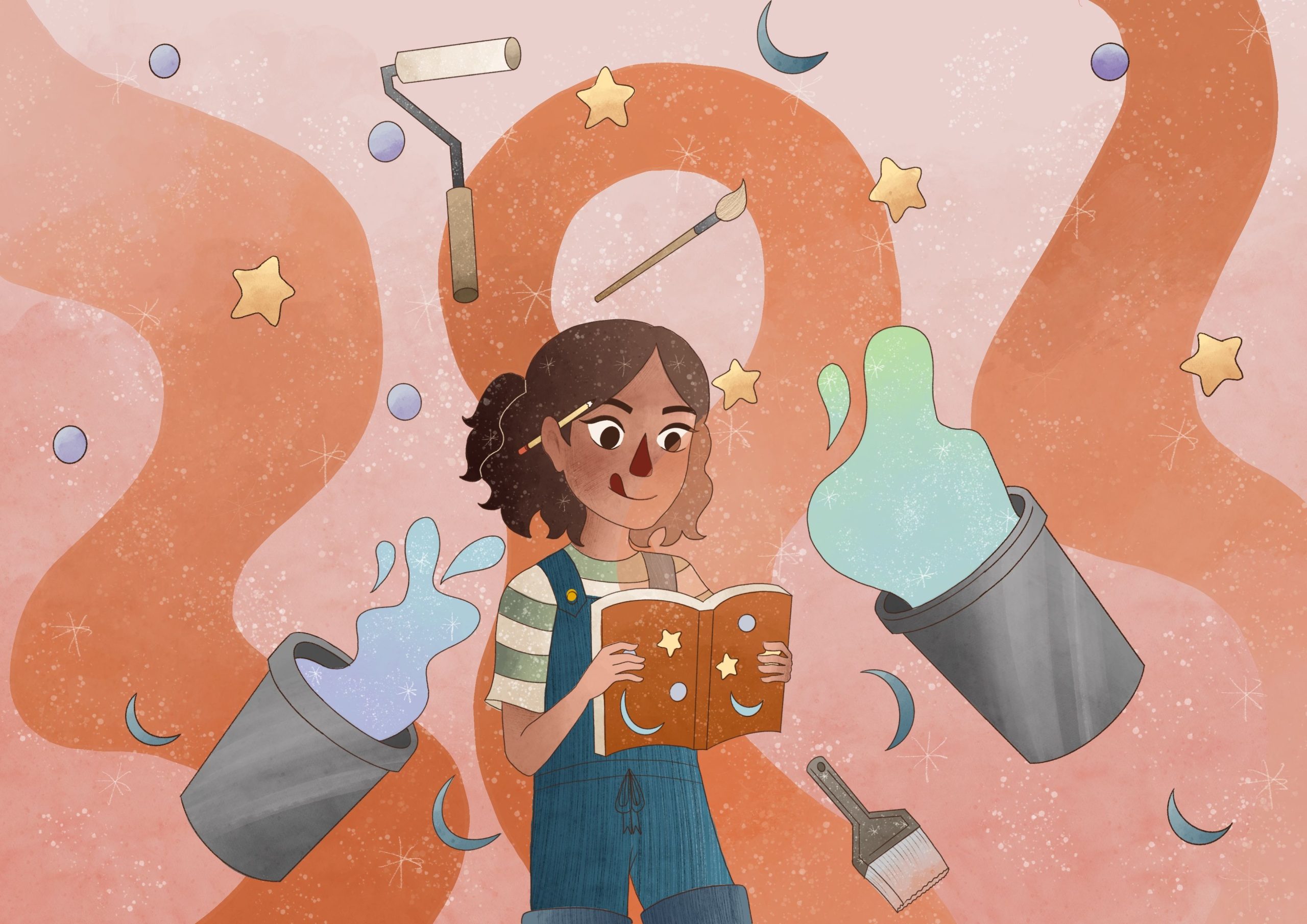 Image illustraton for the book:My New Color