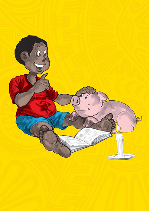 Image illustraton for the book:Poki Pig