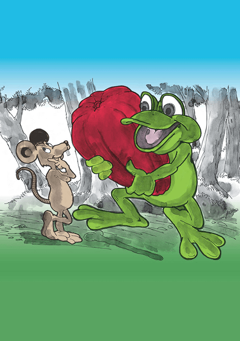 Image illustraton for the book:Rat and Frog - a play