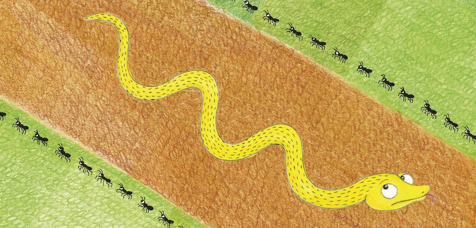 Image illustraton for the book:Serpy, the Snake