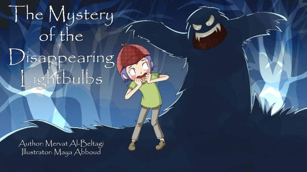 Image illustraton for the book:The mystery of the disappearing lamps