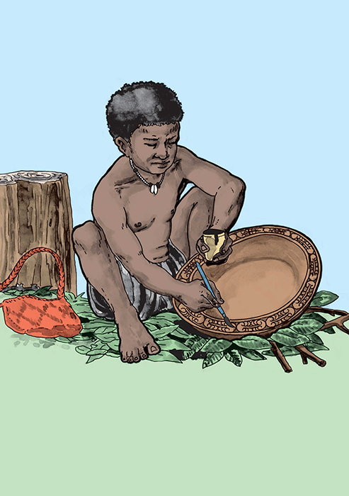 Image illustraton for the book:The Wood Carver