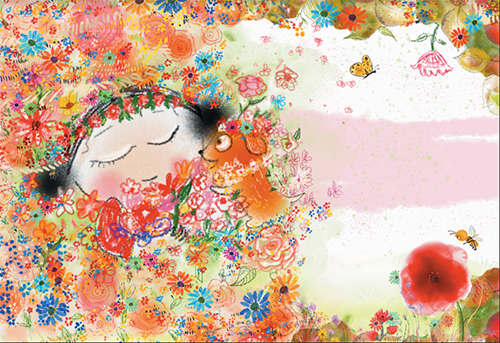 Image illustraton for the book:Flowers
