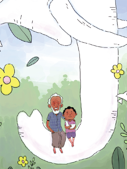 Image illustraton for the book:The White Elephant