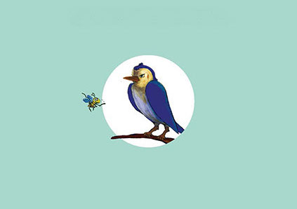 Image illustraton for the book:The Swallow and the Honeybee