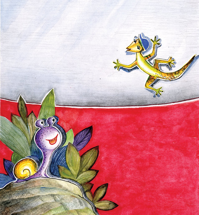 Image illustraton for the book:The Snail's Wonderful Journey