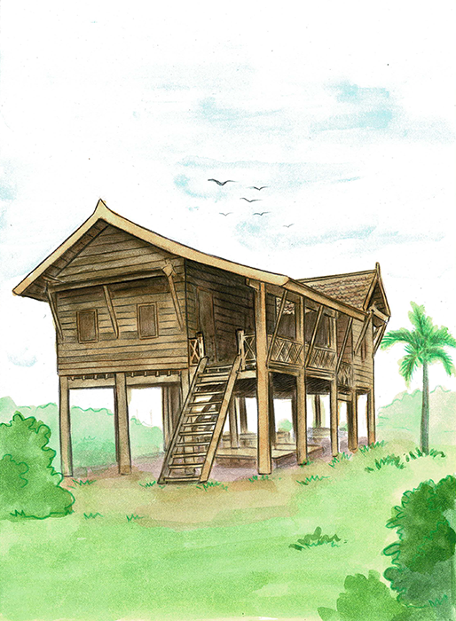 Image illustraton for the book:Our Lao Houses