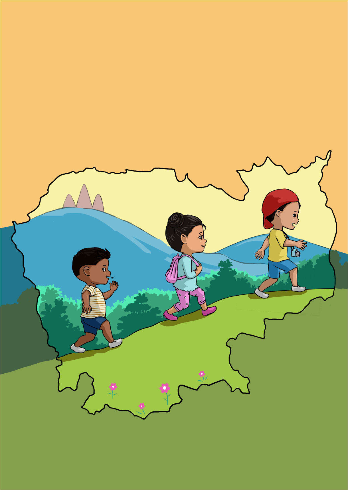 Image illustraton for the book:We Like to Visit