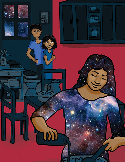Image illustraton for the book:The Supernova: Mom