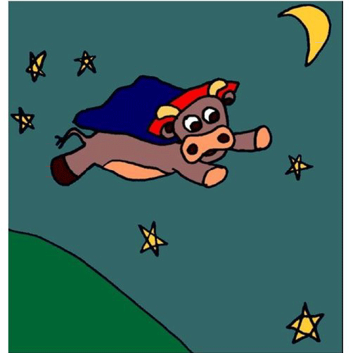 Image illustraton for the book:The Adventures of Supercow