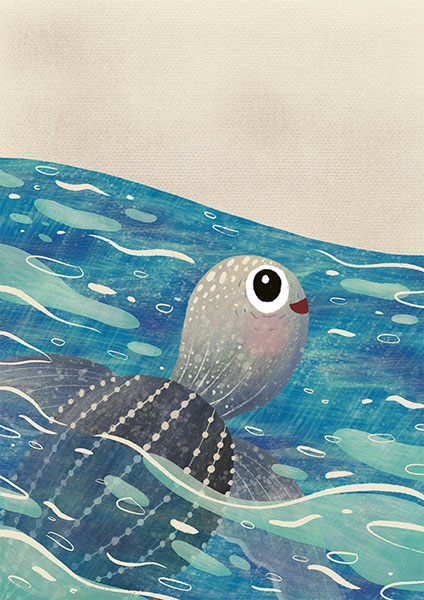 Image illustraton for the book:The Way to the Big Sea!