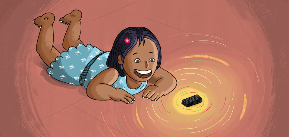 Image illustraton for the book:The Magic Block