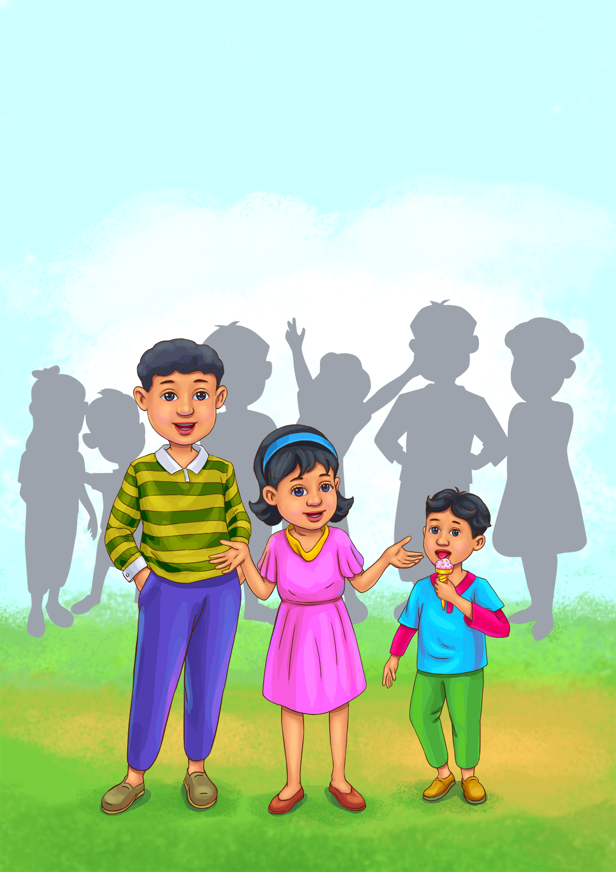 Image illustraton for the book:Older and Younger Brothers