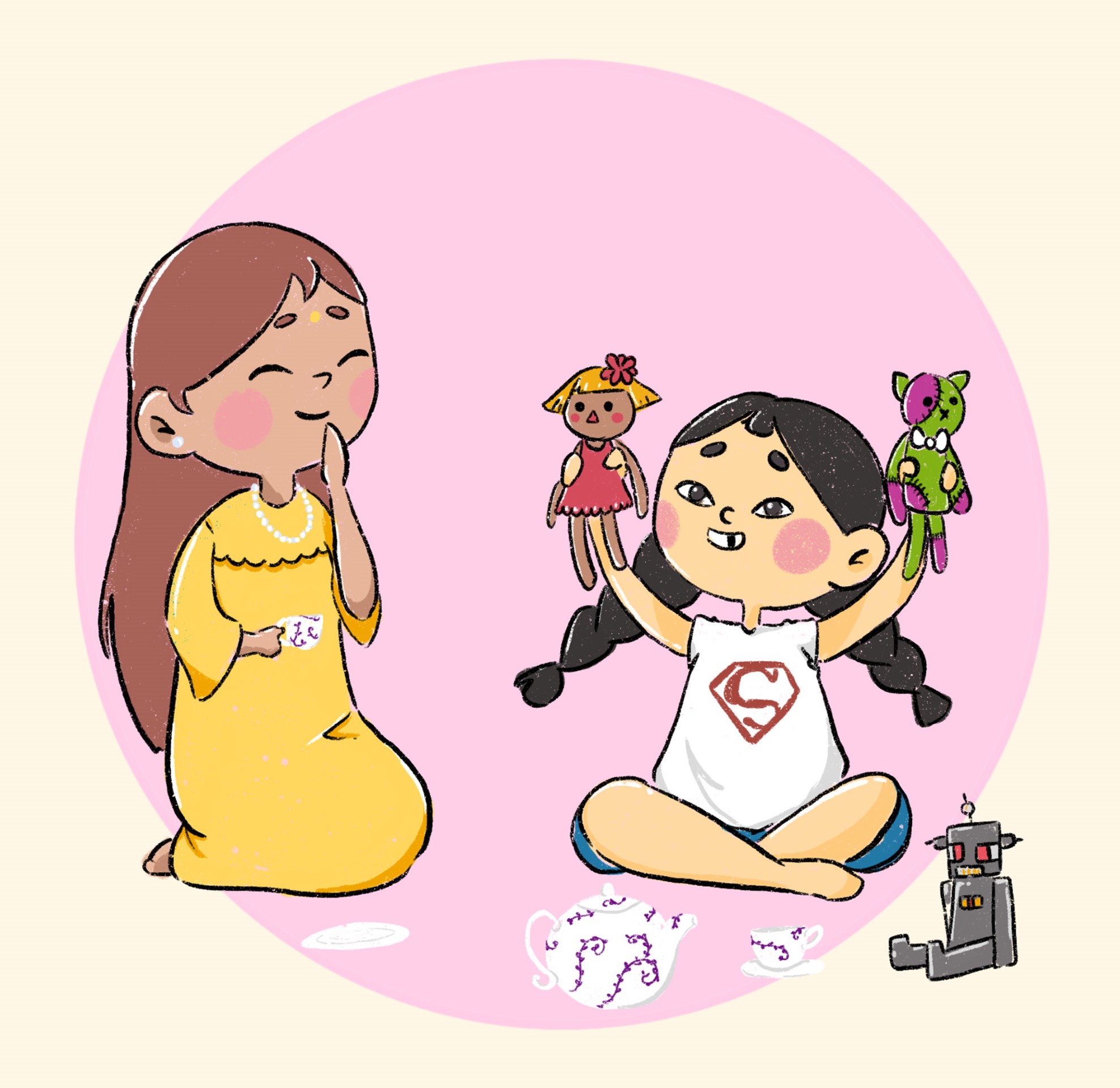 Image illustraton for the book:We Like Different Things