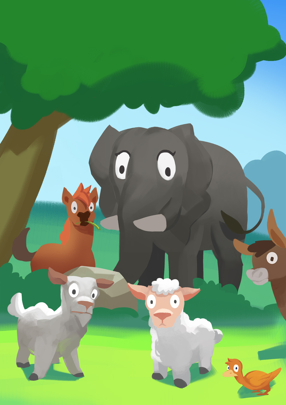 Image illustraton for the book:Run Run Run!
