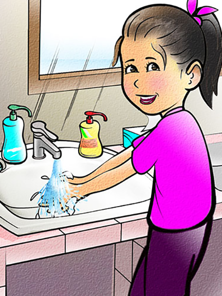 Image illustraton for the book:Keeping Clean