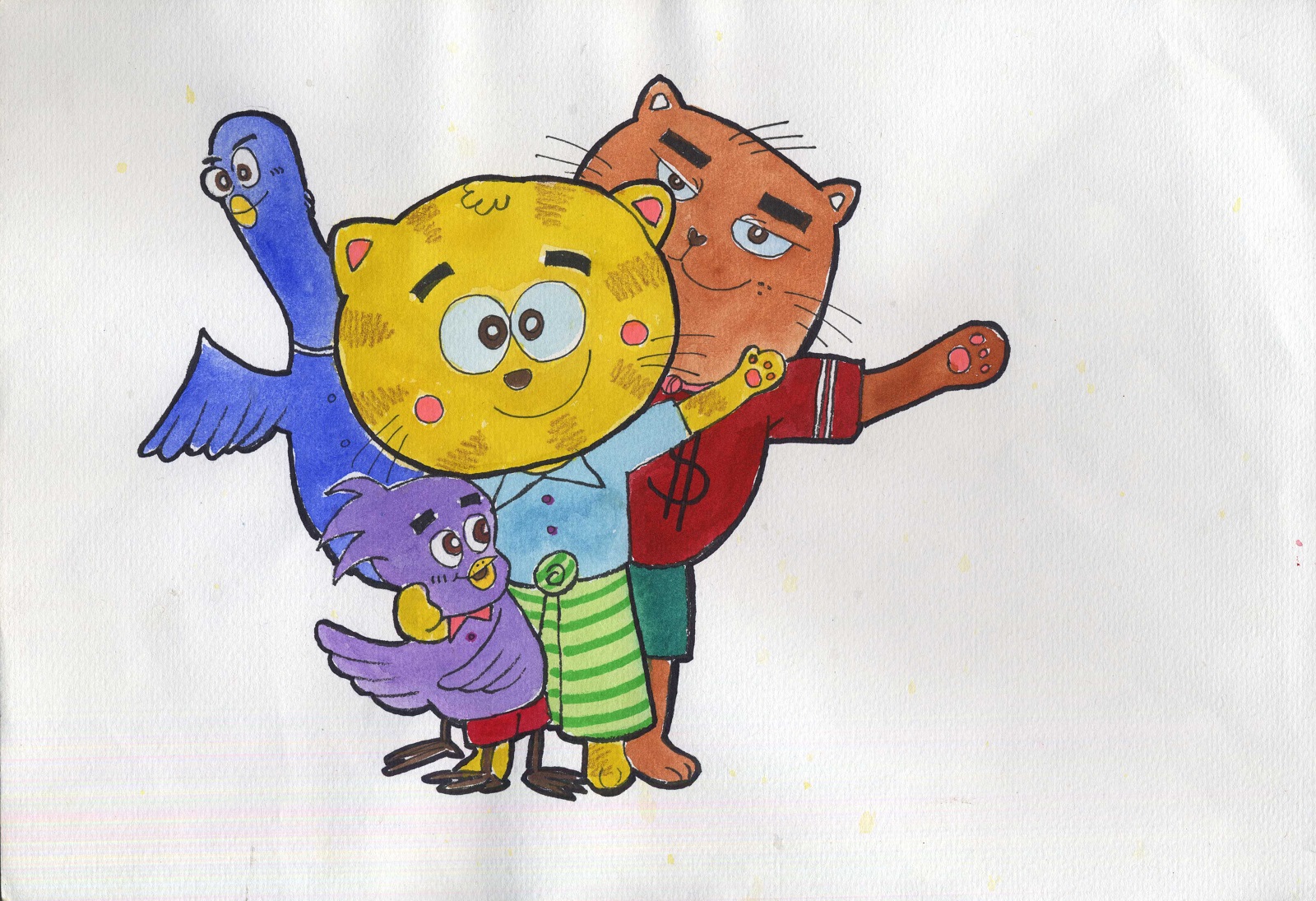 Image illustraton for the book:Kitten Phyu Wah and the Bully