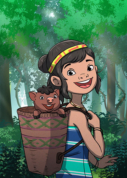 Image illustraton for the book:Let’s Explore the Forest
